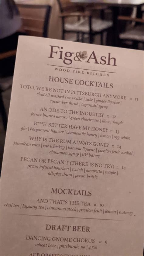 fig and ash reviews|fig & ash menu.